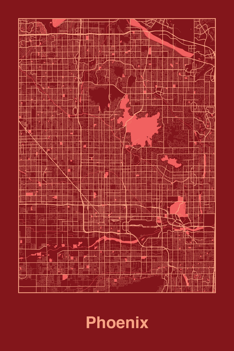 Illustration for article titled 14 Maps That Reveal The Hidden Beauty of Big Cities